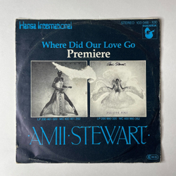 Винтажная виниловая пластинка 7 дюймов (маленькая пластинка) Amii Stewart Where Did Our Love Go (Germany 1981)