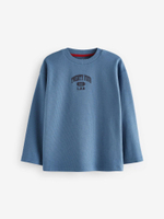 Лонгслив для мальчика Next 683-195, 3 шт., Голубой, Белый, Темно-серый