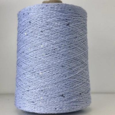 LUXOR; 100% хлопок, пайетки 2мм; 540м/100гр; цвет: голубой, пайетки в цвет нити; S303