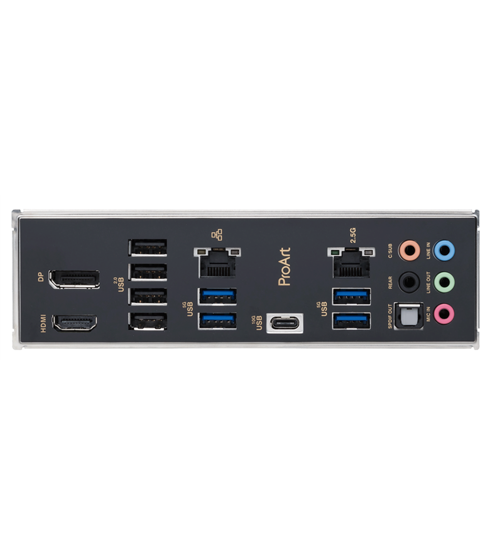 ASUS PROART B760-CREATOR, LGA1700, B760, 4*DDR5, 4*SATA, 3*M.2, 4*USB 3.2, 4*USB 2.0, Type-C, 2*PCIx16, 1*PCIx1, DP+HDMI, ATX; 90MB1F20-M0EAY0