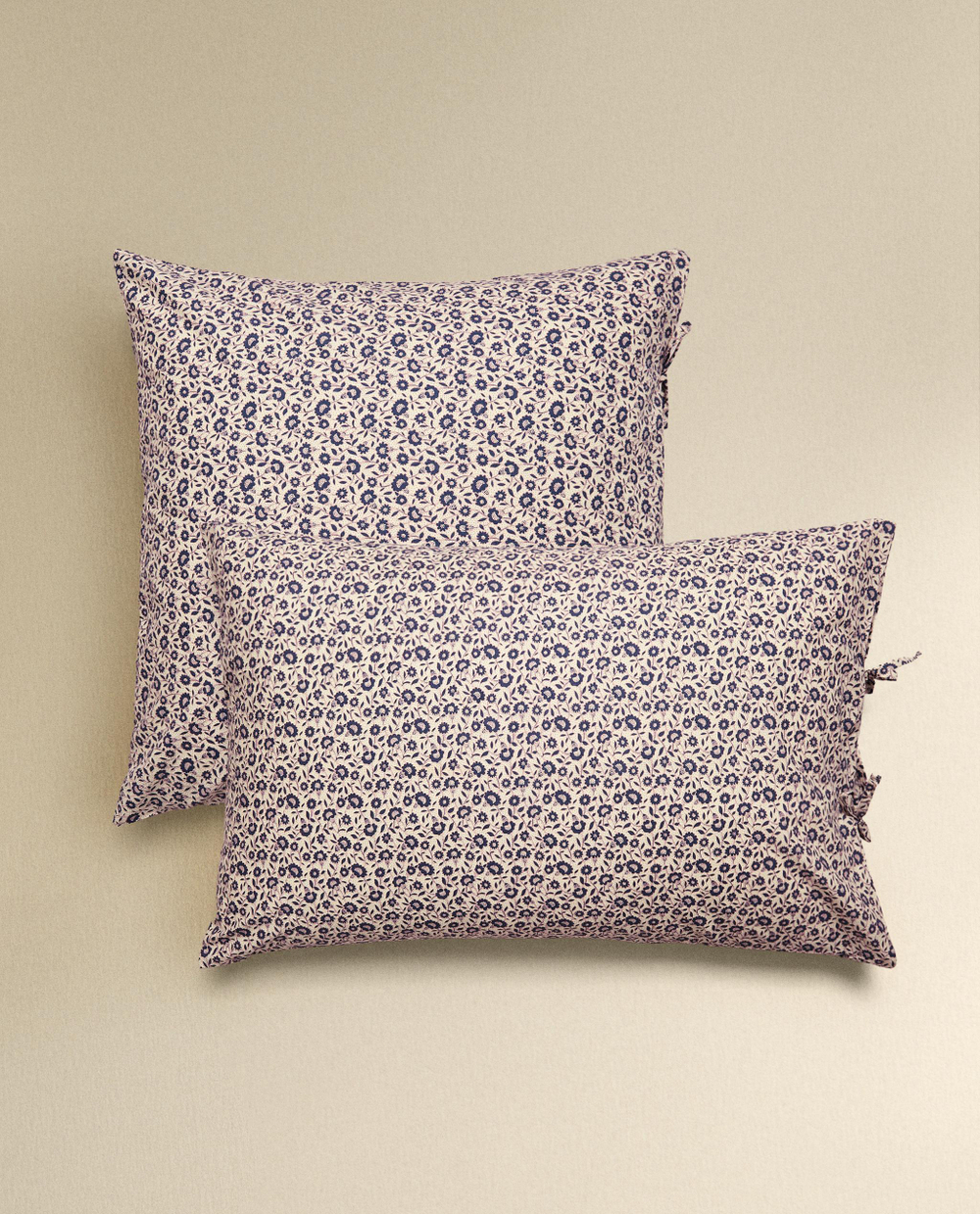 Наволочка Zara Home, хлопок 100%, с цветочным принтом, 2606/091