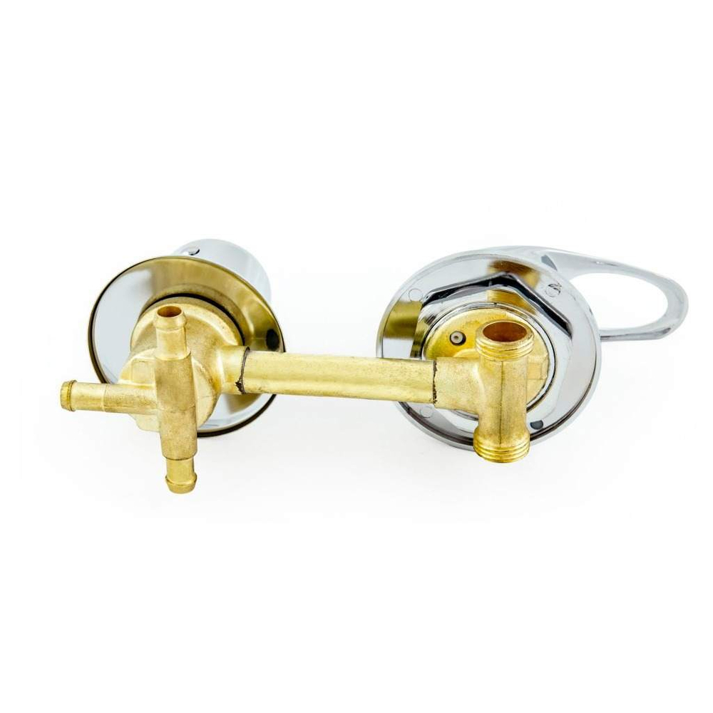 Смеситель для душевой кабины с переключателем на 3 режима 120мм под хомут