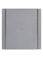 FORTE&PIANO Выключатель 1-клавишный с индикацией 10А FP502 сталь IEK