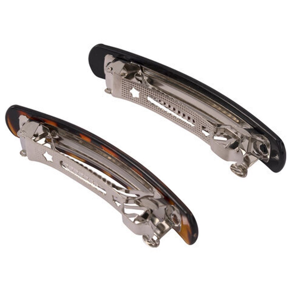 Заколка для волос 8,5 см, автомат, глянцевый, АССОРТИ, MONTE VITA, 457086