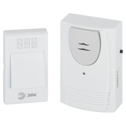 Звонок дверной ЭРА C61 беспроводной белый 32 мелодии