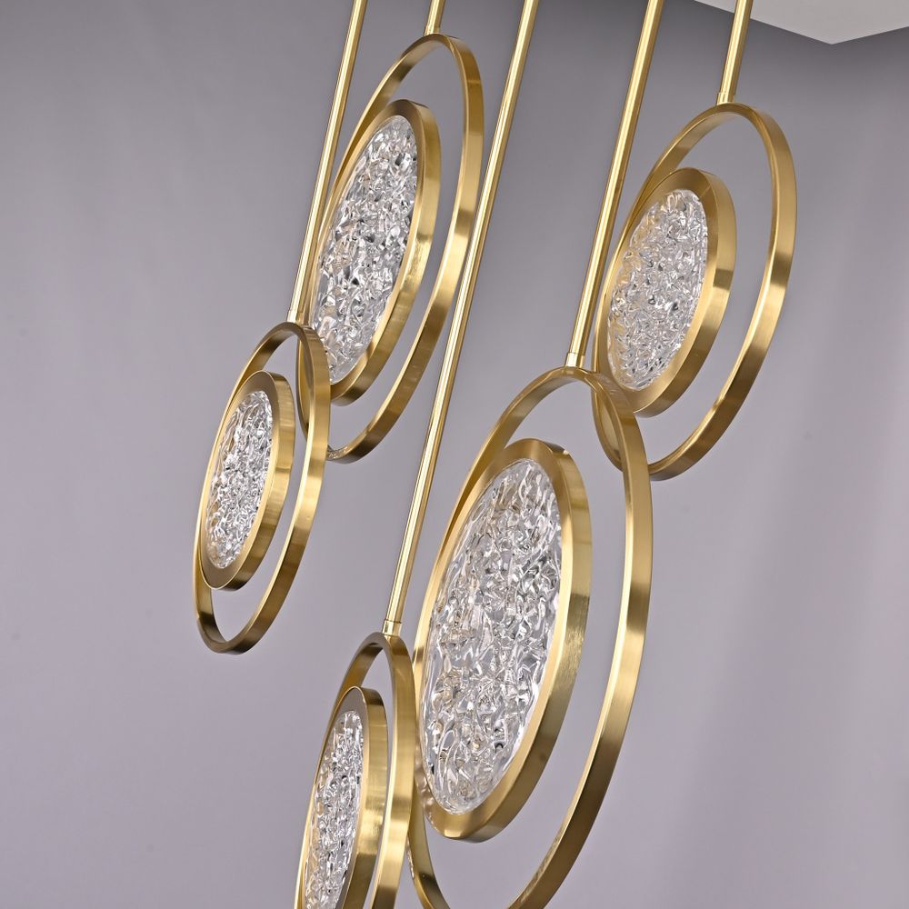 Дизайнерская люстра на штанге ЛУНА lighting collection L60