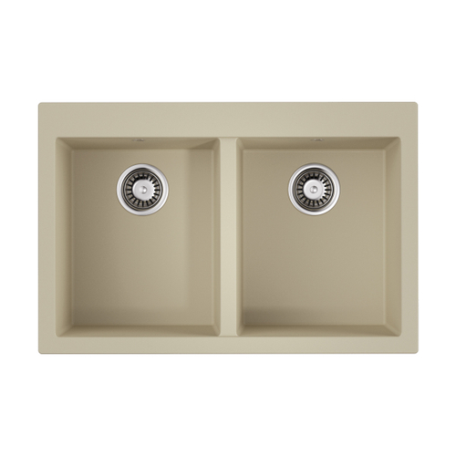 кухонная мойка Omoikiri Bosen 80-2-BE Tetogranit/ваниль