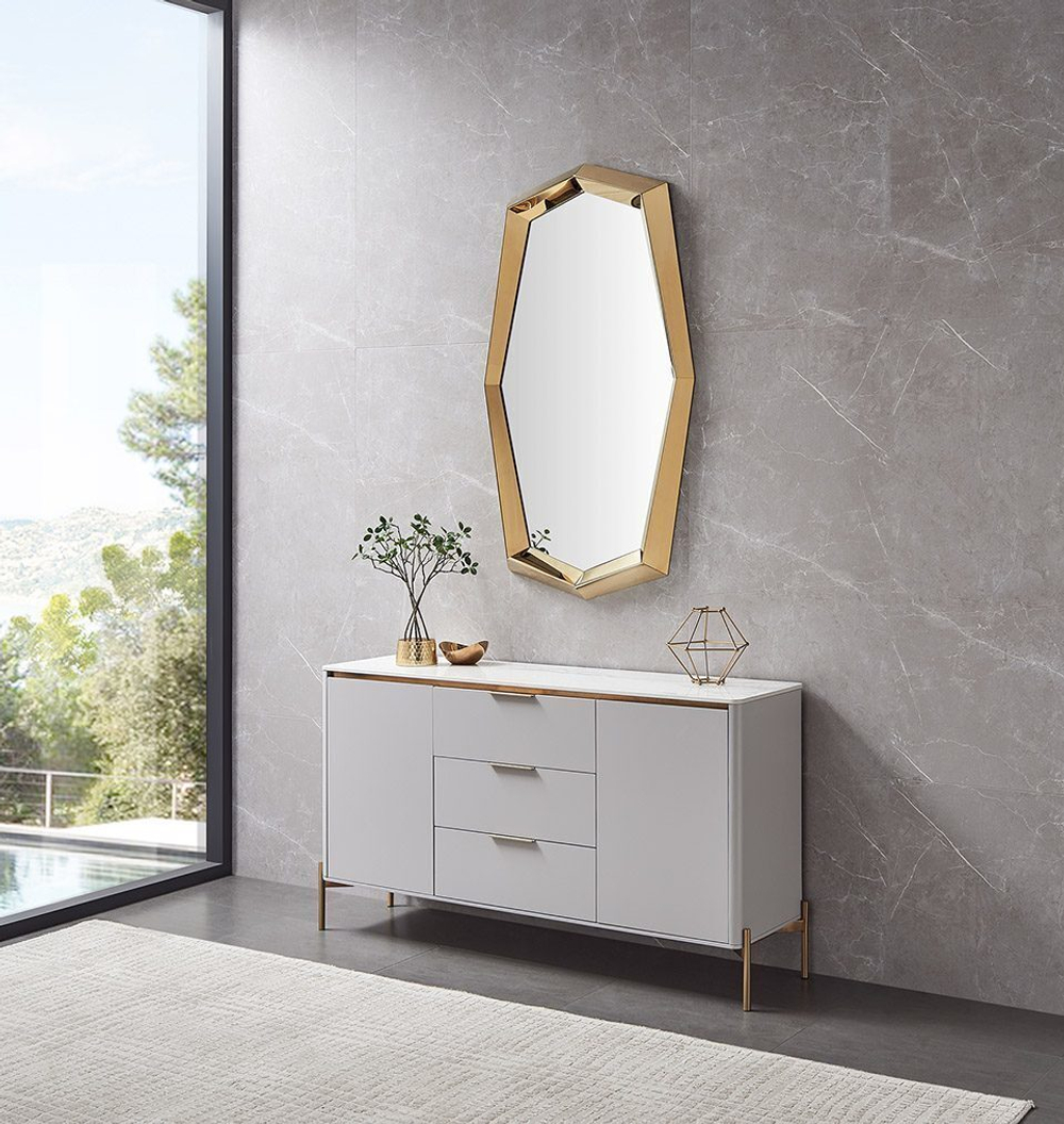 Зеркало S052 золото