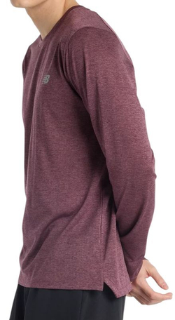 Мужская теннисная футболка теннисная New Balance Athletics - Фиолетовый