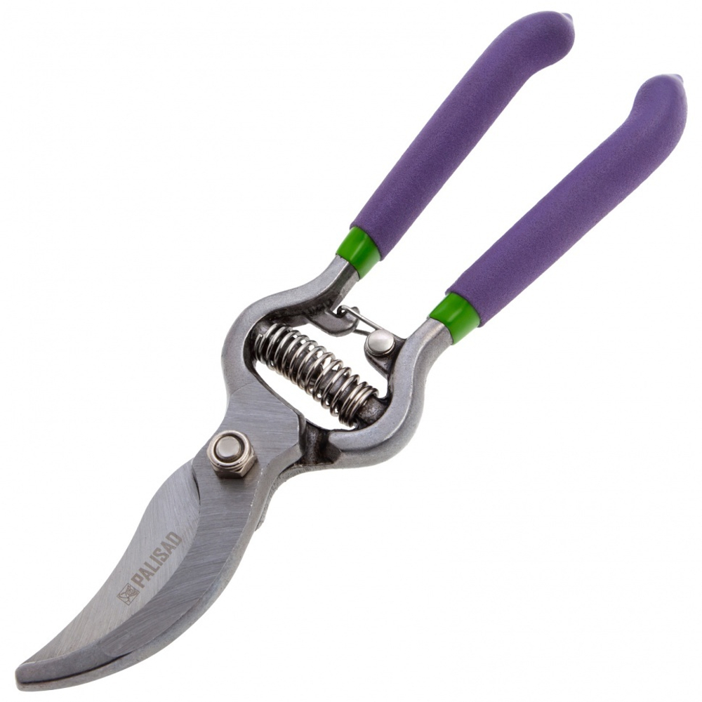 Секатор прямого реза 200 мм, обрезиненные рукоятки, Palisad