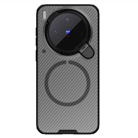 Чехол прозрачный тонированный с MagSafe на Vivo X300 с прозрачной откидной крышкой, серия CamShield Prop Magnetic (версия с прозрачной крышкой объектива) от Nillkin