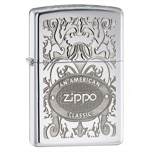Зажигалка Zippo Crown Stamp с покрытием High Polish Chrome