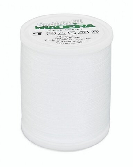 Нитки вышивальные Madeira Bobbinfil № 70 1500м, col.1001 белый