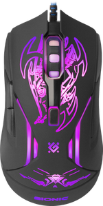 Мышь игровая проводная Defender Bionic GM-250L (черная)