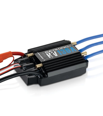 Бесколлекторный регулятор Hobbywing Seaking-130A-HV-V3 (130A-720A, Boat) влагозащищённый