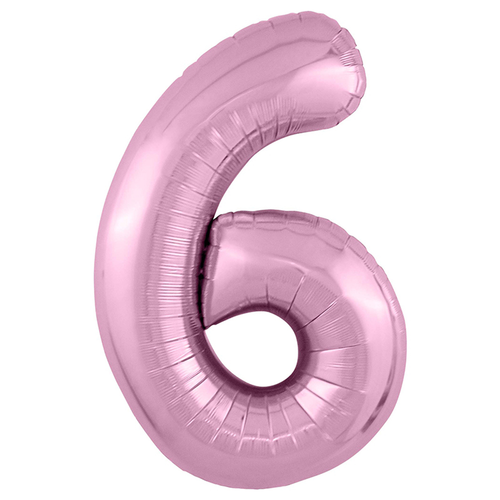 Цифра "6" фламинго Ag