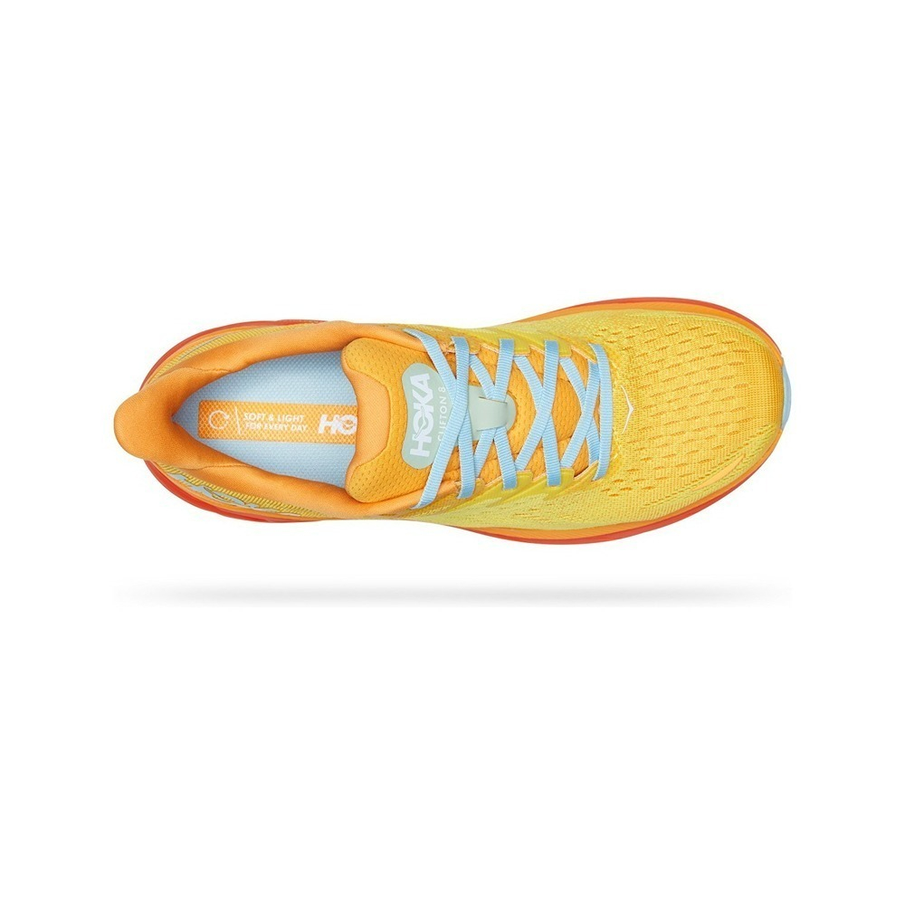 Кроссовки мужские HOKA M CLIFTON 8 WIDE Radiant Yellow / Maize
