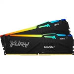 Память оперативная Kingston DDR5 2x16GB 6400MHz Fury Beast RGB RTL Gaming (KF564C32BBEAK2-32)