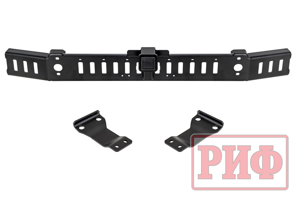 Фаркоп передний (переходник) для съёмной лебёдки с защитой радиатора на ГАЗ Соболь NN РИФ