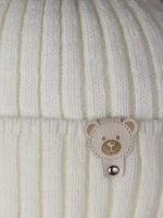 Шапка для девочки зимняя вязаная и снуд