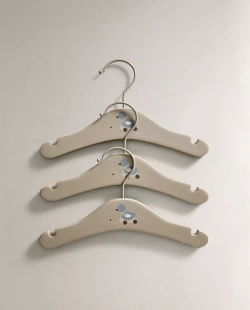 ZARA HOME ДЕТСКИЕ ВЕШАЛКИ "УТЕНОК (НАБОР ИЗ 3 ШТ.), СЕРЫЙ