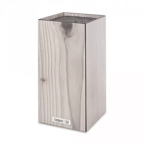 Подставка для кухонных ножей 11х11х24см ComposeEat Elegance белое дерево