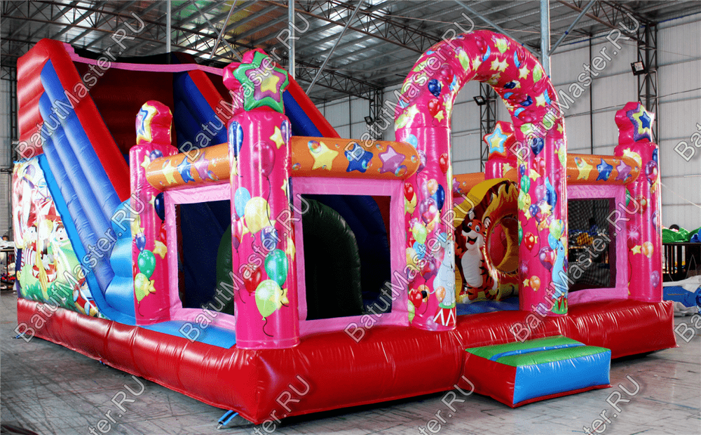 Коммерческий надувной батут "Цирк" 7*5*4 м