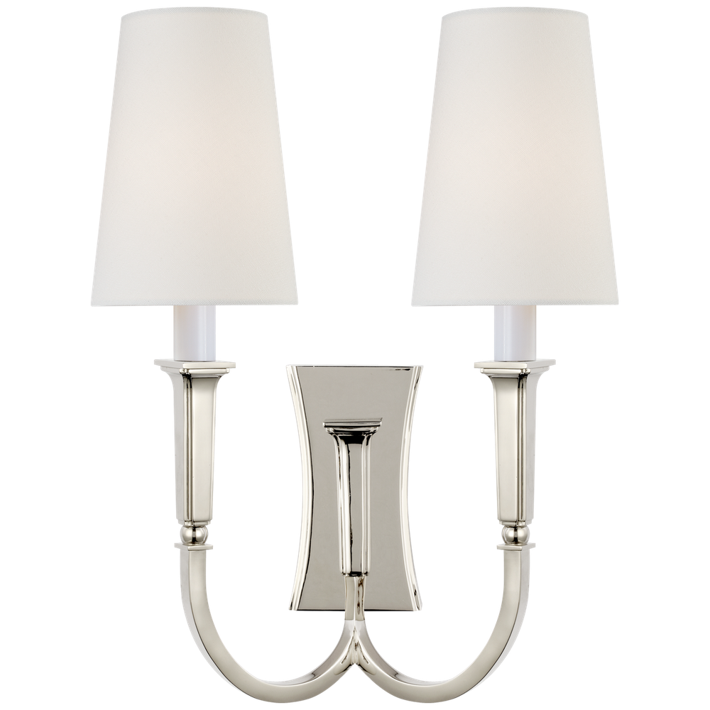 Настенный светильник Visual Comfort Delphia Large Double Arm Sconce