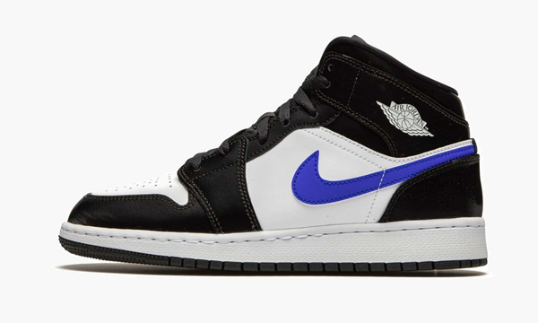 Air Jordan 1 Mid GS "Black Racer Blue White"