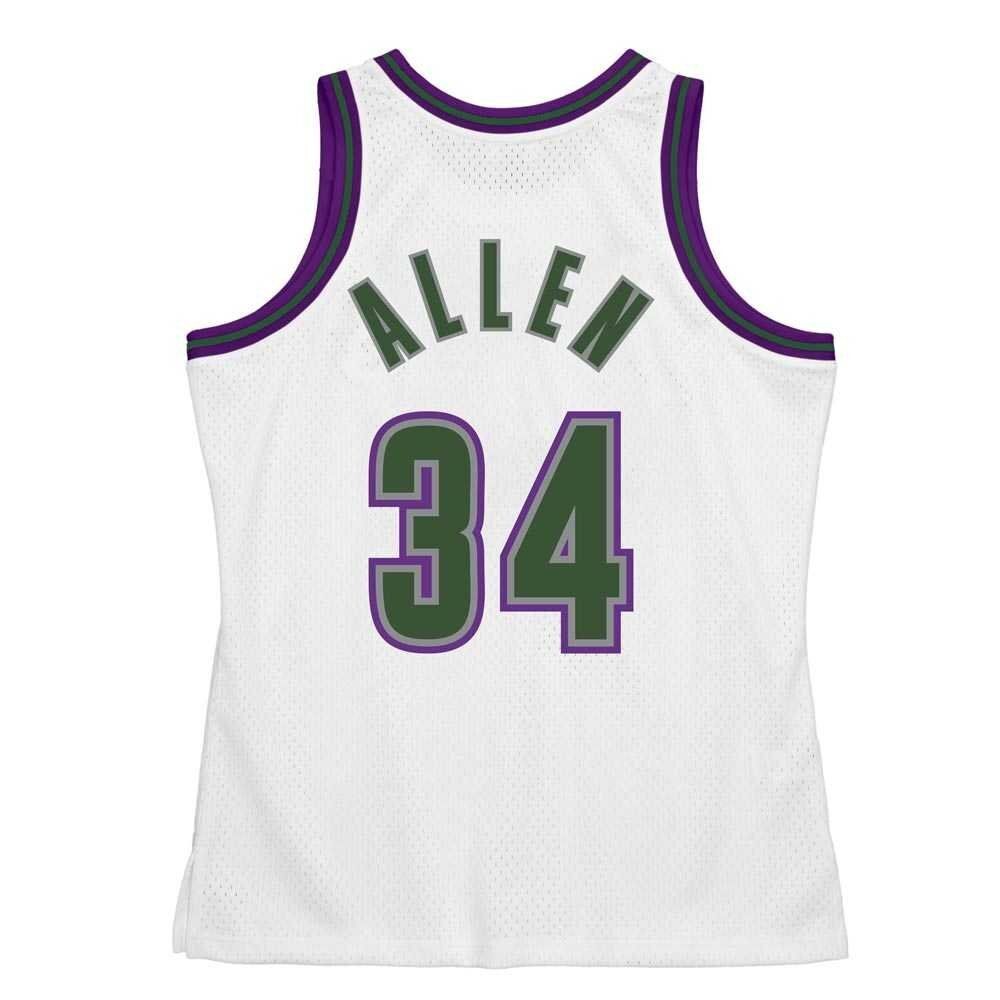 Баскетбольная джерси Mitchell &amp; Ness NBA Swingman Milwaukee Bucks Ray Allen #34