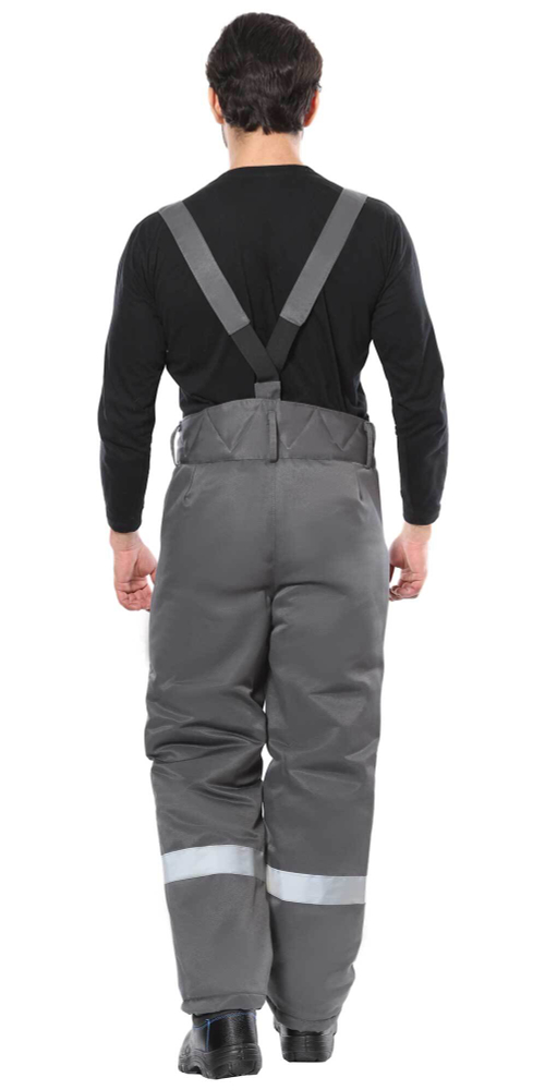 Брюки зимние р. 60-62 тёмно-серые с СОП