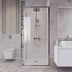Душевой уголок Grossman Cosmo 90х90 300.K33.02.9090.10.00 стекло прозрачное/профиль хром