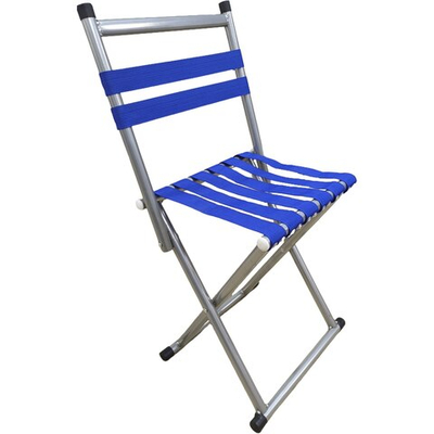 Стул складной со спинкой(42Х29Х73CМ) Синий