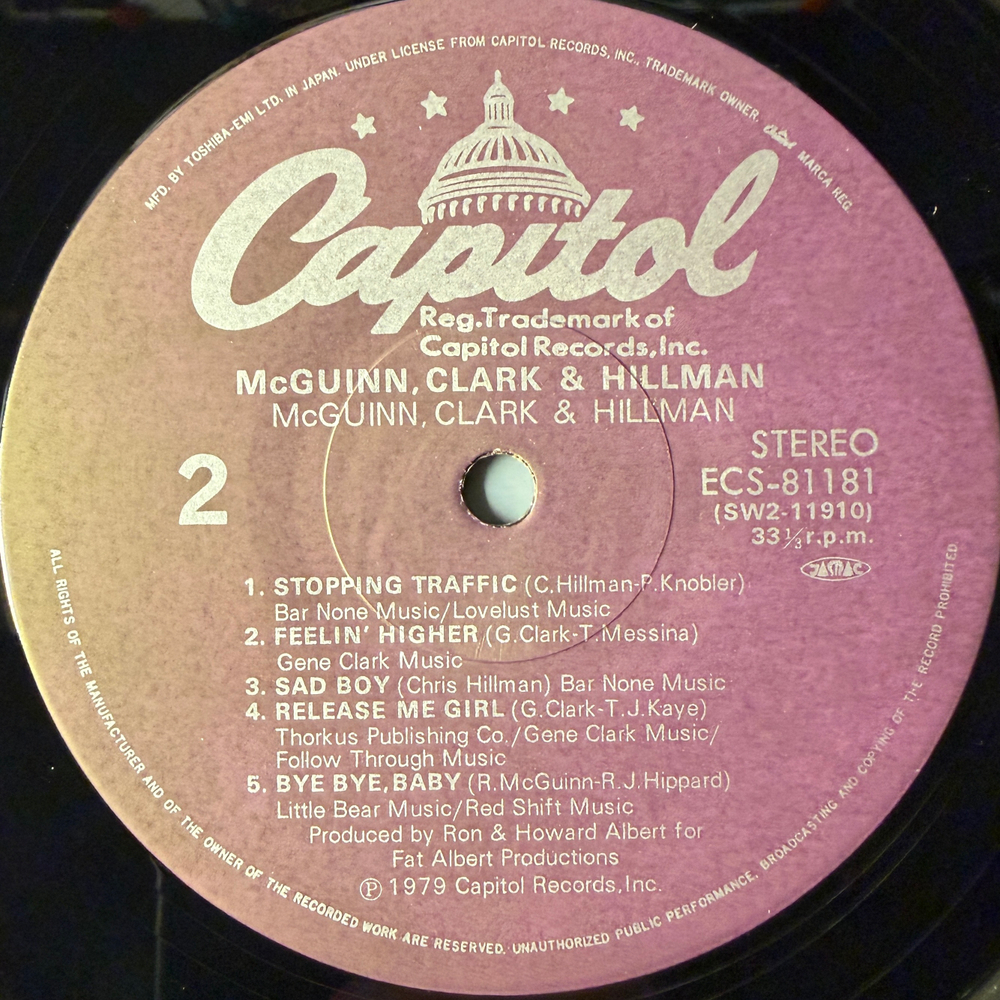 McGuinn, Clark & Hillman – McGuinn, Clark & Hillman (Япония 1979г.)