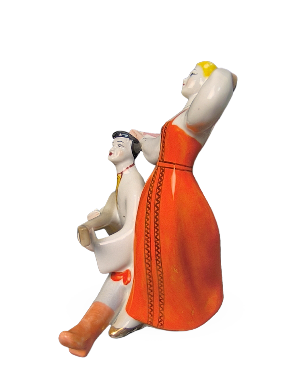 Фарфоровая статуэтка "Русский танец" (Полонне ЗХК)