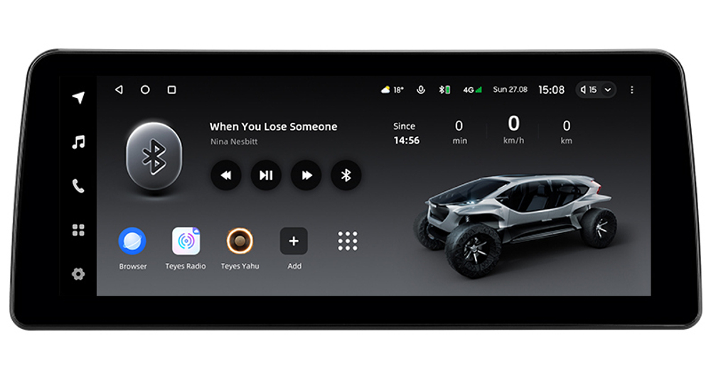 Магнитола для Ford Kuga 2 2013-2019 - Teyes LUX ONE монитор 12.3" 2K QLED на Android 10, CarPlay, 4G SIM-слот