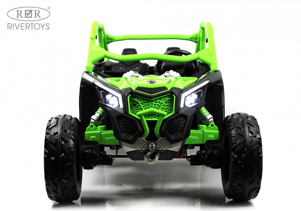 Детский электромобиль RiverToys BRP Can-Am Maverick Y111YY зеленый