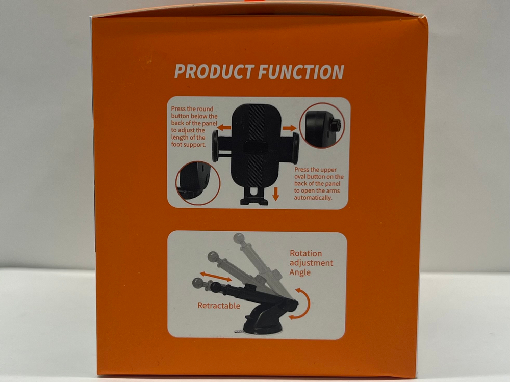 Держатель для телефона автомобильный в машину, стекло или панель, на присоске, S49B - 180, МагниТО-S (1 шт.)