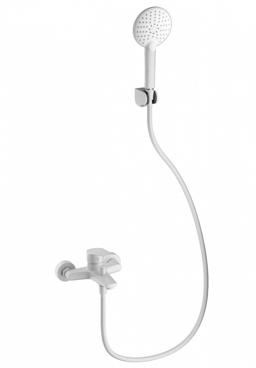 Смеситель для ванны с душем WONZON & WOGHAND, Белый матовый (WW-A30891-MW)