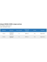 Трос для лебедки UHMW PE CROSS-CORD 8,0 мм 6250 кгс 100 м