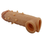 Телесная насадка-удлинитель Osborn - 15 см. (Цвет: телесный)