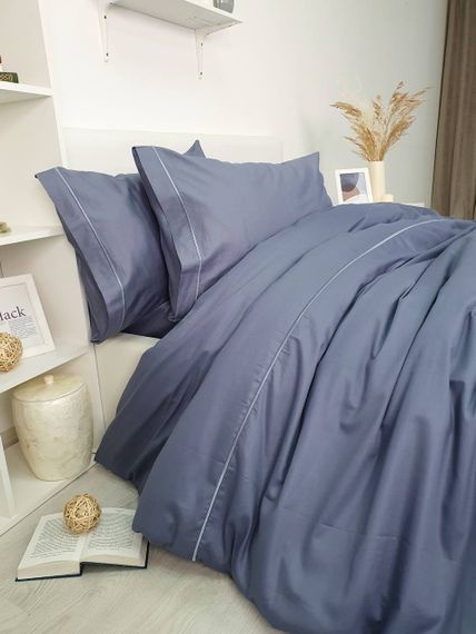 Постельное белье Casual (голубой) deluxe TIVOLYO HOME Турция