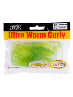 Слаги съедобные искусственные LJ Pro Series ULTRAWORM CURLY 2,0in (05.00)/PA16 9 шт. в упак.