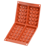 Форма для приготовления вафель waffel classic силиконовая красная