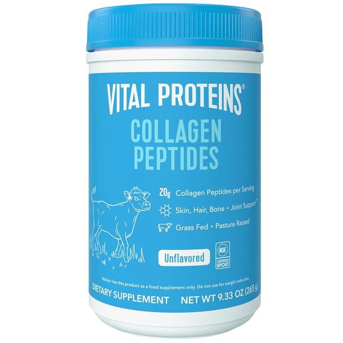 Пептиды коллагена без вкуса, Collagen Peptides, Unflavored, Vital Proteins, 265 г