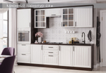 Кухонный гарнитур 280 модульный Белый,280х220 см Прованс SV-Мебель