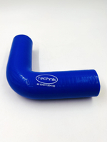 Патрубок угловой 90 размер 150х150хD45 мм 1 шт силикон