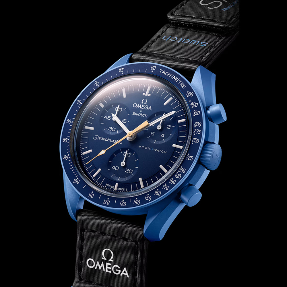 SWATCH Unisex 42mm Blue Watch SO33N101-108