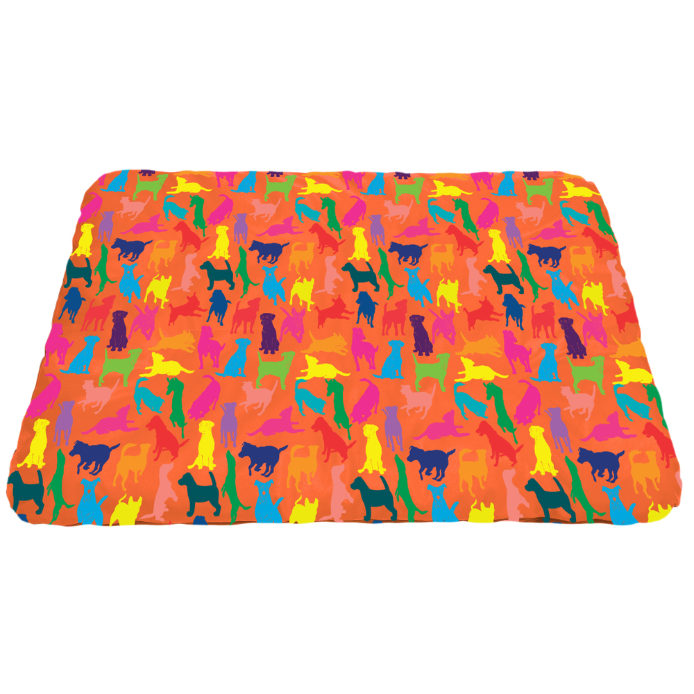 Матрас для собаки "Силуэты Джеков"