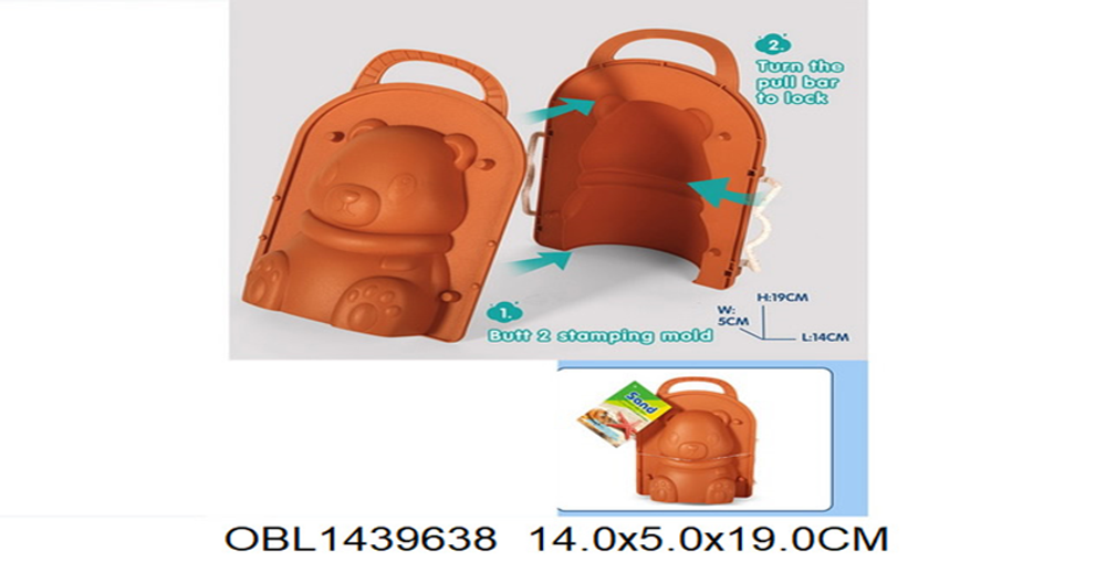 Формочка 3D песка и снега 14*5*19см. HG-1115B